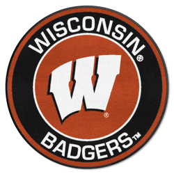 Wisconsin Badgers Roundel Rug - 27in. Diameter