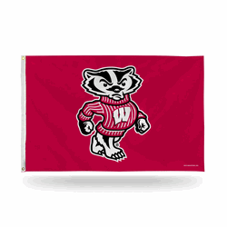 Wisconsin Badgers Standard 3' x 5' Banner Flag
