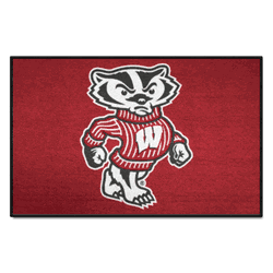 Wisconsin Badgers Starter Mat Accent Rug - 19in. x 30in.