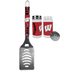 Wisconsin Badgers Tailgater Spatula and Salt and Pepper Shakers