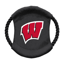 Wisconsin Badgers Team Flying Disc Pet Toy
