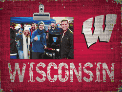 Wisconsin Badgers Team Name Clip Frame