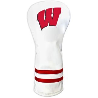Wisconsin Badgers Vintage Fairway Headcover (White)