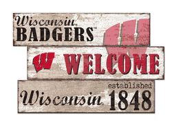 Wisconsin Badgers Welcome 3 Plank