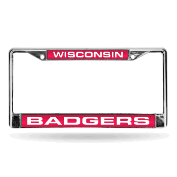 Wisconsin Red Laser Chrome Frame