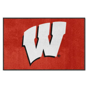 Wisconsin4X6 High-Traffic Mat with Durable Rubber Backing - Landscape Orientation