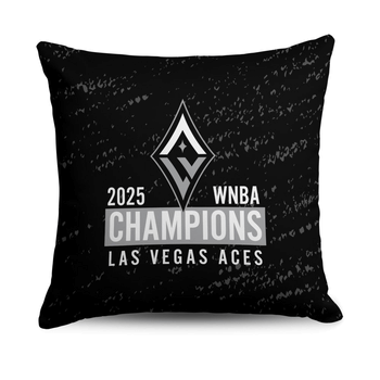 WNBA 2025 Champions Las Vegas Aces Post Throw Pillow 18x18 inches