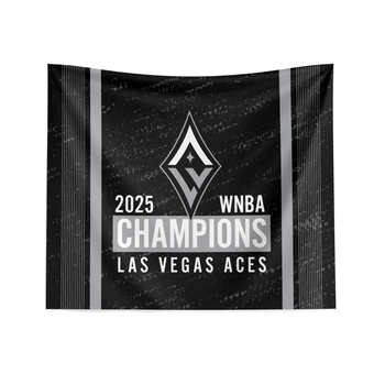 WNBA 2025 Champions Las Vegas Aces Static Wall Hanging 34x40 inches
