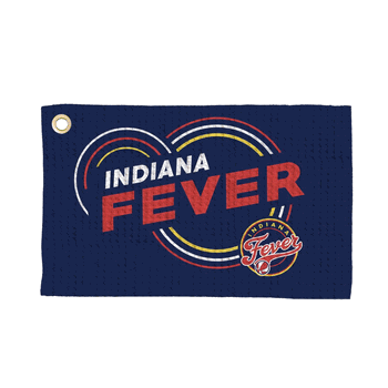 WNBA Indiana Fever Droplet Waffle Printed Fan Towel 16x25 inches