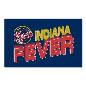 WNBA Indiana Fever Glowing Washable Rug 20x32 inches