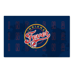 WNBA Indiana Fever Watercolor Washable Rug 36x62 inches