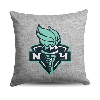 WNBA New York Liberty Logo Sweatshirt Pillow 16x16 inches