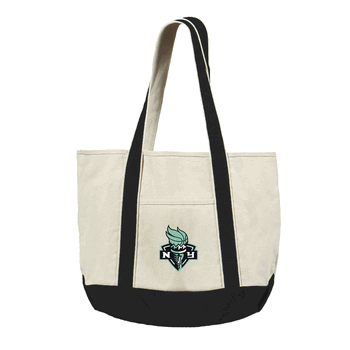 WNBA New York Liberty Logo Tote Bag 21x15 inches