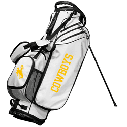 Wyoming Cowboys Birdie Golf Stand Bag - White