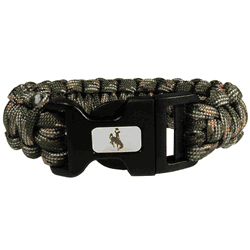 Wyoming Cowboys Camo Survivor Bracelet