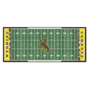 Wyoming Cowboys Field Runner Mat - 30in. x 72in.
