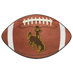 Wyoming Cowboys Football Rug - 20.5in. x 32.5in.