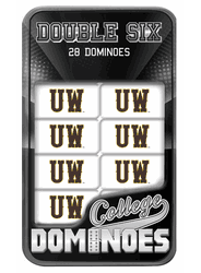 Wyoming Cowboys NCAA Dominoes