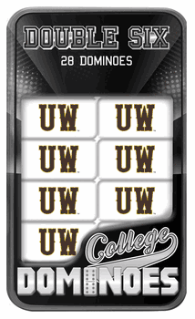 Wyoming Cowboys NCAA Dominoes