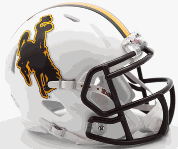 Wyoming Cowboys NCAA Mini Speed Football Helmet