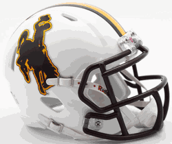 Wyoming Cowboys NCAA Mini Speed Football Helmet