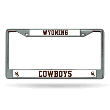 Wyoming Cowboys Chrome Frame