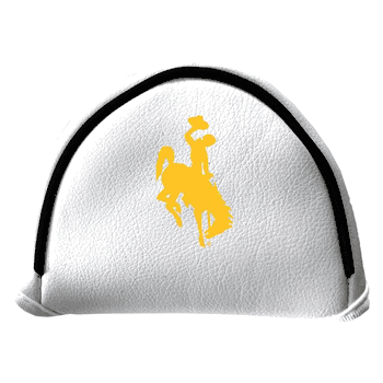 Wyoming Cowboys Putter Cover - Mallet (White)