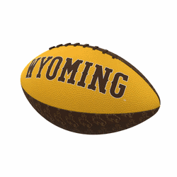 Wyoming Cowboys Repeating Mini-Size Rubber Football