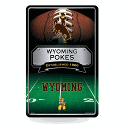 Wyoming Cowboys Standard 11" x 17" Home Decor Sign