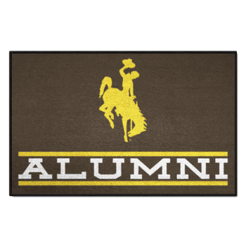 Wyoming Cowboys Starter Mat Accent Rug - 19in. x 30in. Alumni Starter Mat