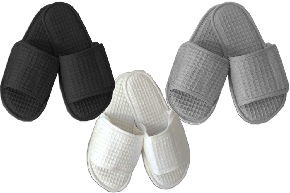 Waffle Weave Spa/Bath Slippers