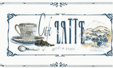 Mocha Java, Cafe Latte, Vanilla Nut Classico Coffee Wallpaper Border AW77375