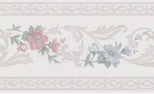 Narrow Satin Floral Wallpaper Border 979b51176