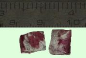 Bixbite red gem variety of beryl