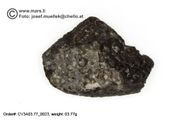 Carbon.Chondrite, CV3,  Fall, Mexico 3.77g