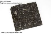 <B>SOLD!</B> Carbon.Chondrite slice, CV3,  Fall, Mexico 27.04g