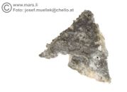 Dho 378 - very  glassy Martain meteorite