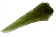 Moldavite drop  museum quality 21.94g