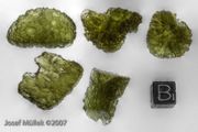 SOLD: moldavite-hi-grade 23.65g lot-of 5  23.65g