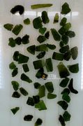 Moldavite, lot 173gr, decent regular quality $1700