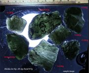 Moldavite regular appr. 7g up / pce