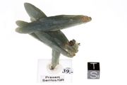 SOLD! Verkauft! Vente Museum quality Prasem green quartz cluster