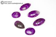 Sugilithe, Cabochons, lot of 6 pieces 