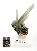 SOLD! Verkauft! Vente top museum grade Prasem cluster w. perfect points