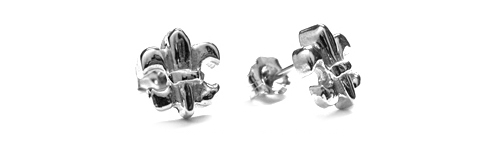 Dainty Fleur Earrings Sterling Silver