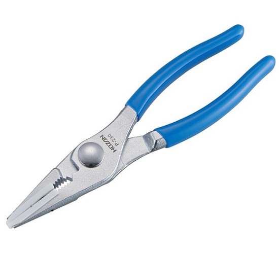 HOZAN P-230 Plastic-tip Slip Joint Pliers [NEW]