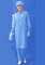 TOYO LINT FREE FH207C Lab Coat (Sizes S-4L)