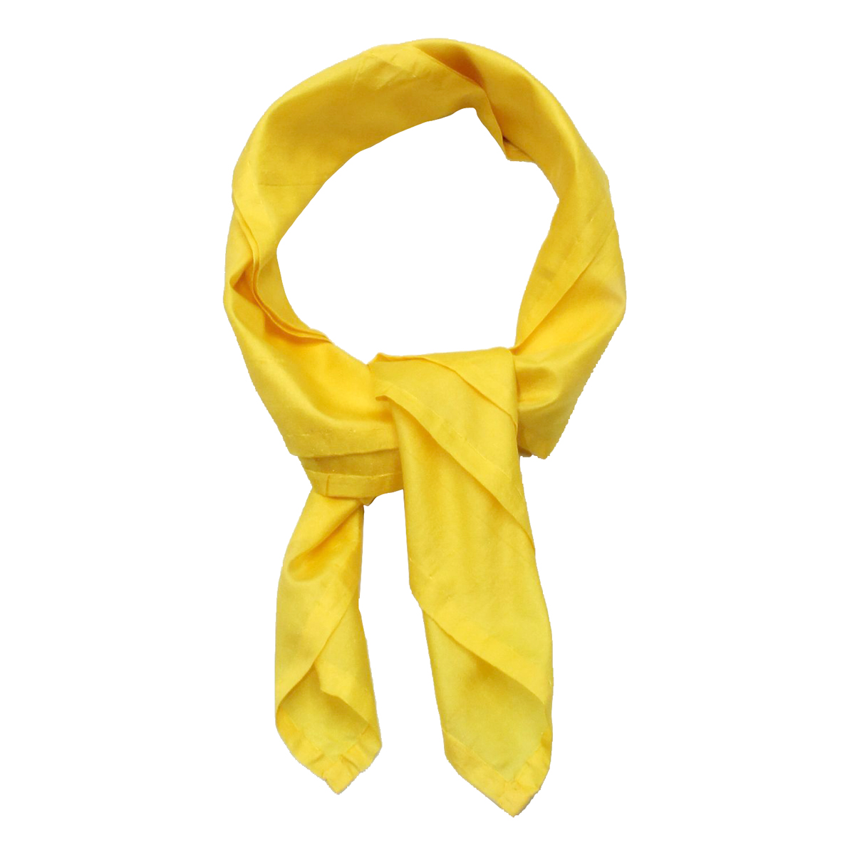 23 Yellow Silk Bandana