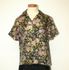 Black Pastel Floral Women's Silk shirt
