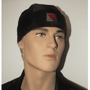 Black Royal Silk Beanie